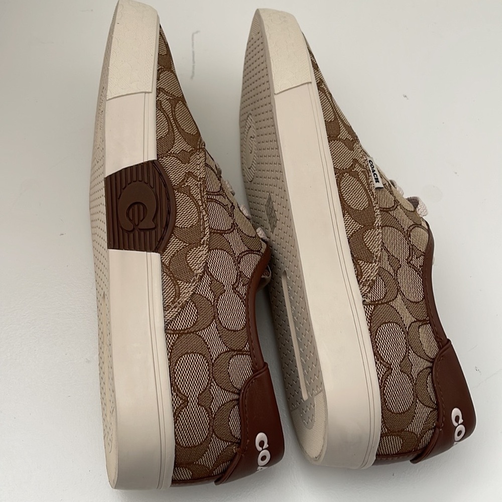 COACH Women's Citysole Skate Sneakers Khaki new size 9.5 - Picture 3 of 4
